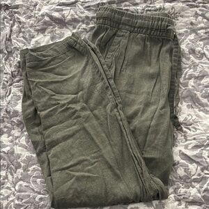 Old Navy Green Straight Leg Pants
